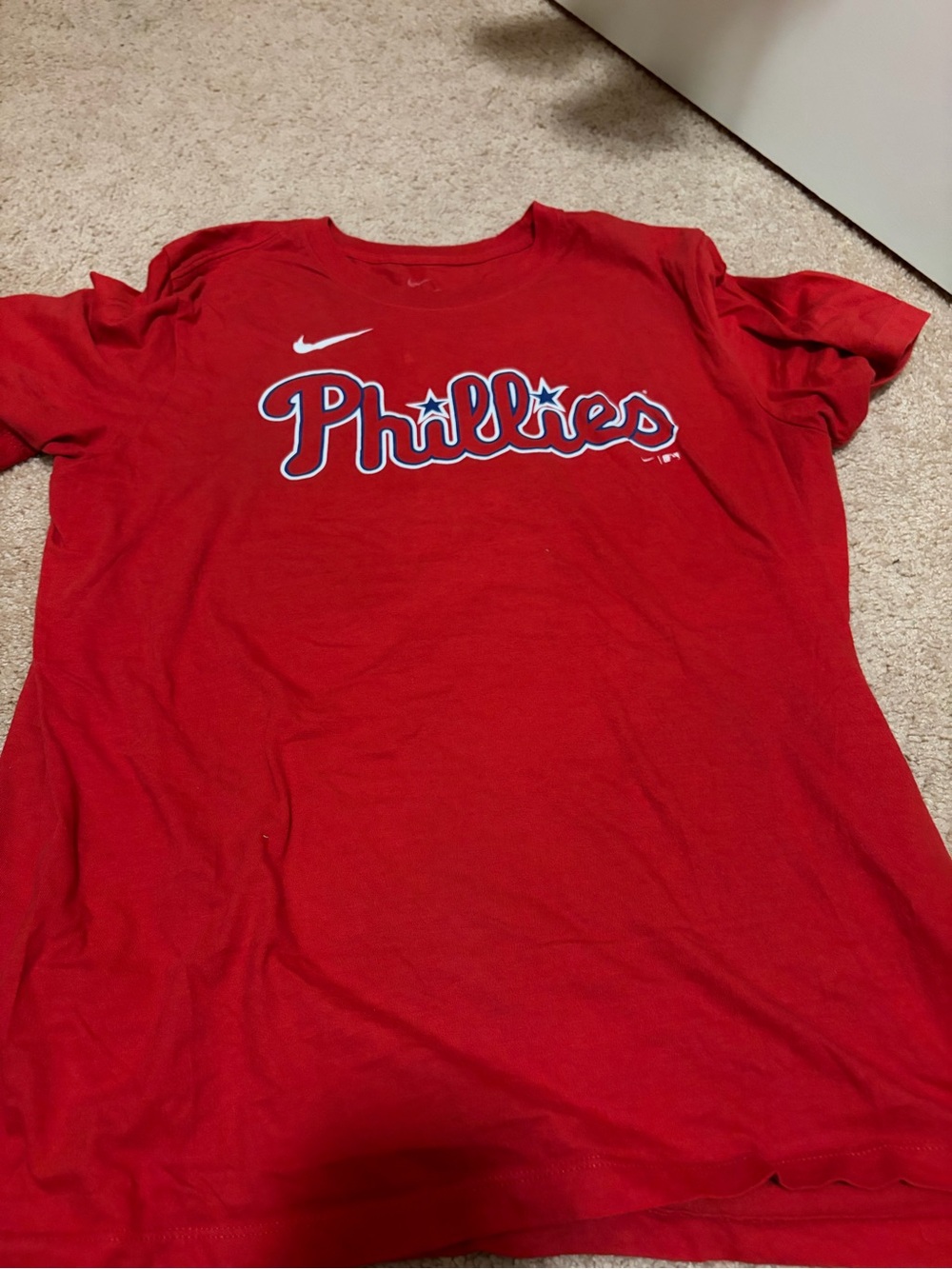 Nike Phillies Red Short-Sleeve Tee